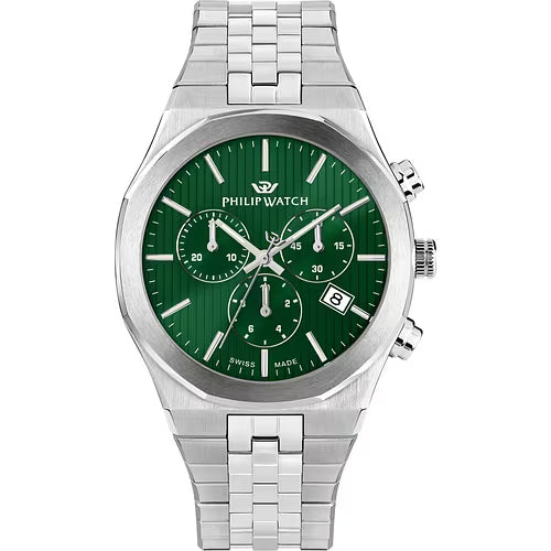 Orologio Uomo PHILIP WATCH Windsurf Cronografo Verde in Acciaio