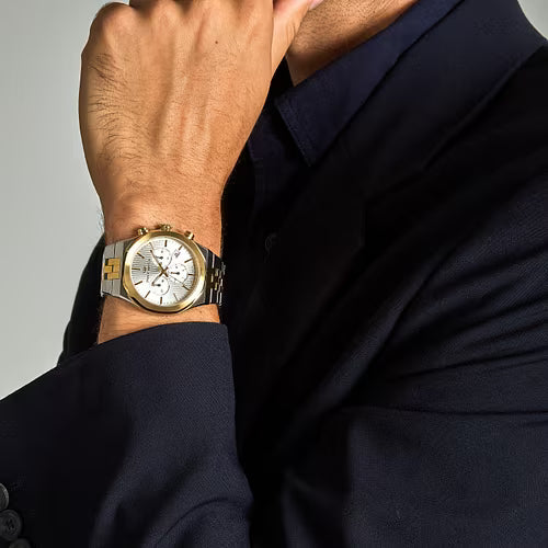 Orologio Uomo PHILIP WATCH Windsurf Cronografo Bianco e Oro in Acciaio