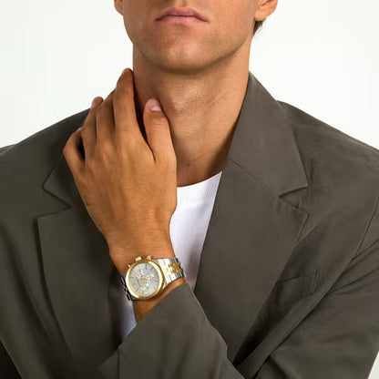 Orologio Uomo PHILIP WATCH Windsurf Cronografo Bianco e Oro in Acciaio