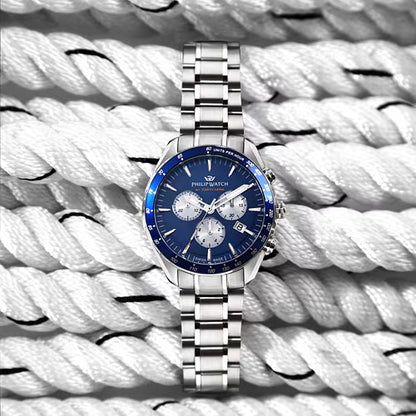 Orologio Uomo PHILIP WATCH Blaze in Acciaio Quadrante Blu