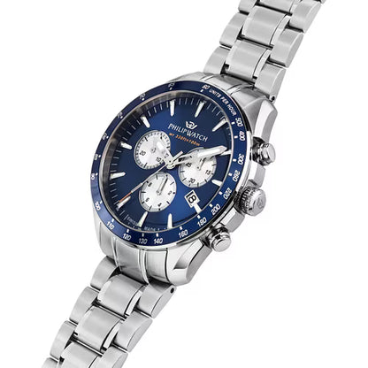 Orologio Uomo PHILIP WATCH Blaze in Acciaio Quadrante Blu