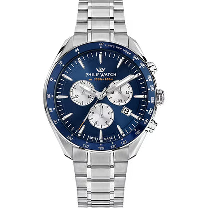 Orologio Uomo PHILIP WATCH Blaze in Acciaio Quadrante Blu