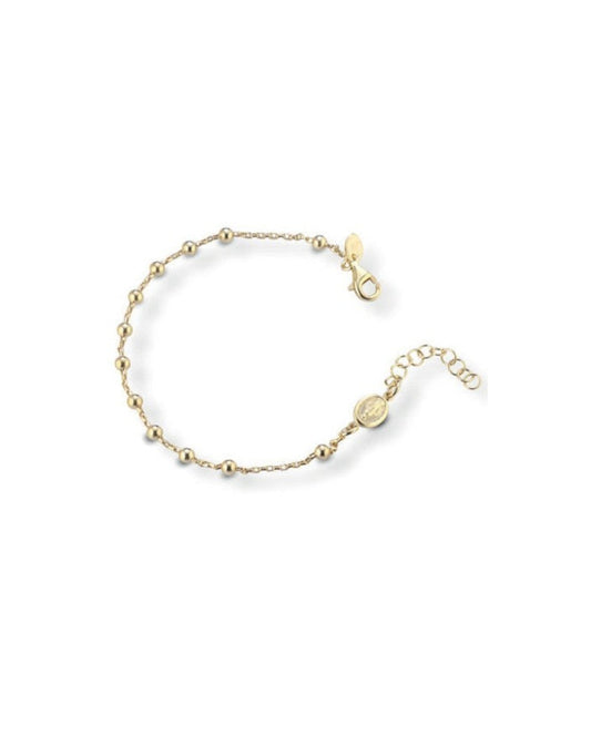 Bracciale Donna Rosario Madonnina in Argento Dorato - ANANDA