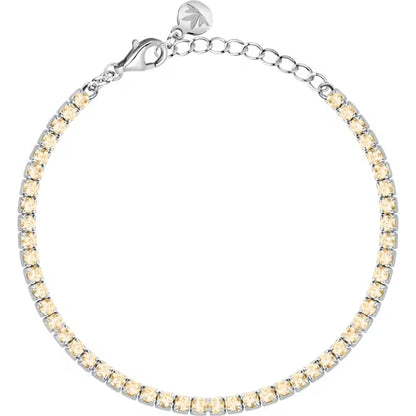 Bracciale Donna Tennis MORELLATO Infinito Giallo in Argento