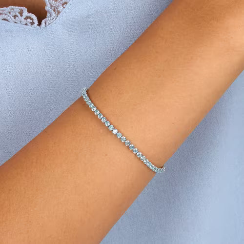 Bracciale Donna Tennis MORELLATO Infinito Azzuro in Argento
