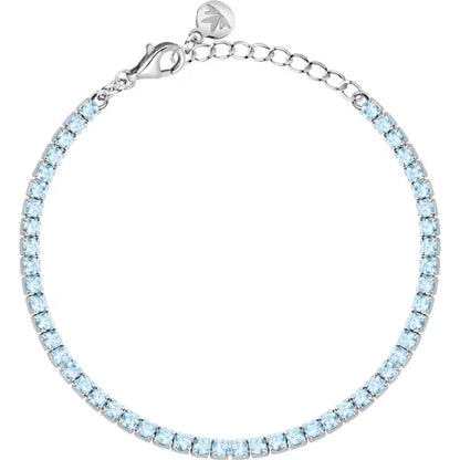 Bracciale Donna Tennis MORELLATO Infinito Azzuro in Argento