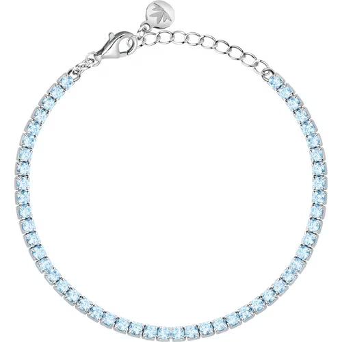 Bracciale Donna Tennis MORELLATO Infinito Azzuro in Argento