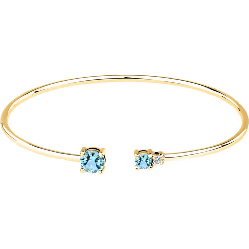 Bracciale Donna MORELLATO Tesori in Argento Dorato e Zirconi Azzurri