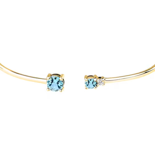 Bracciale Donna MORELLATO Tesori in Argento Dorato e Zirconi Azzurri