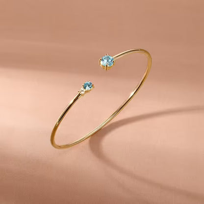 Bracciale Donna MORELLATO Tesori in Argento Dorato e Zirconi Azzurri