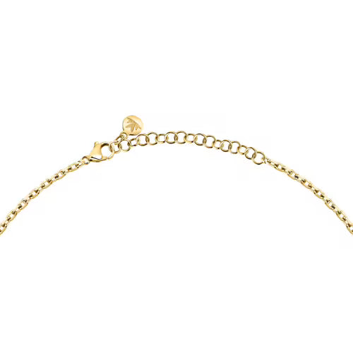 Collana Donna MORELLATO Albero Della Vita in Acciaio Dorato e Cristalli