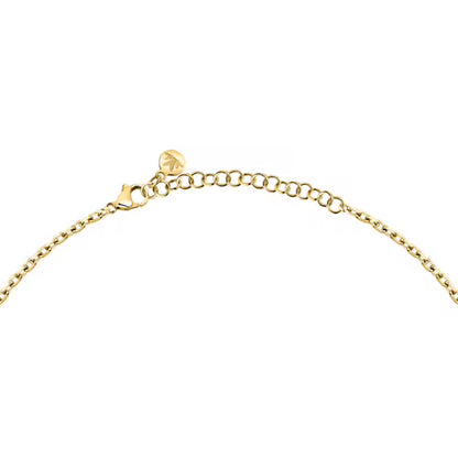 Collana Donna MORELLATO Albero Della Vita in Acciaio Dorato e Cristalli