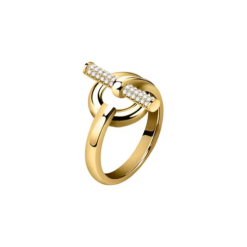 Anello Donna MORELLATO Abbraccio in Acciaio Dorato