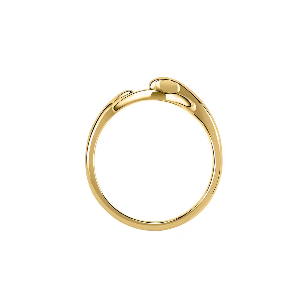 Anello Donna MORELLATO Abbraccio in Acciaio Dorato