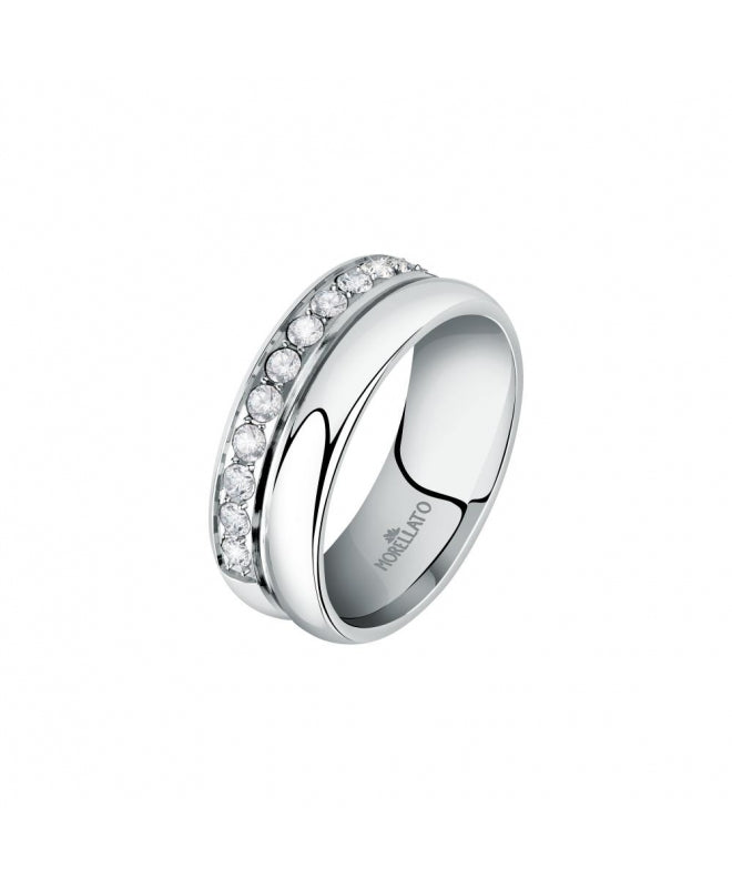 Anello Donna MORELLATO Bagliori in Acciaio con Cristalli