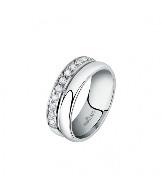 Anello Donna MORELLATO Bagliori in Acciaio con Cristalli