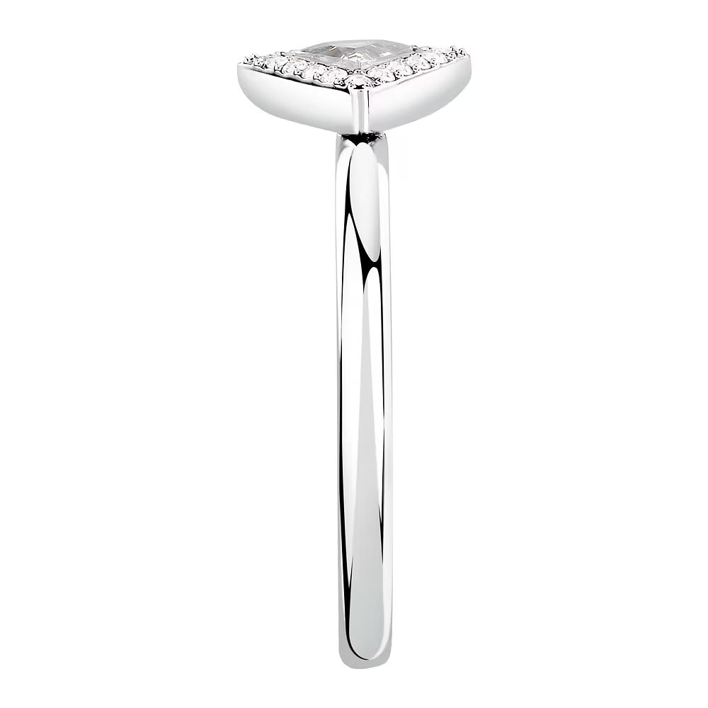 Anello Donna MORELLATO Trilliant in Acciaio