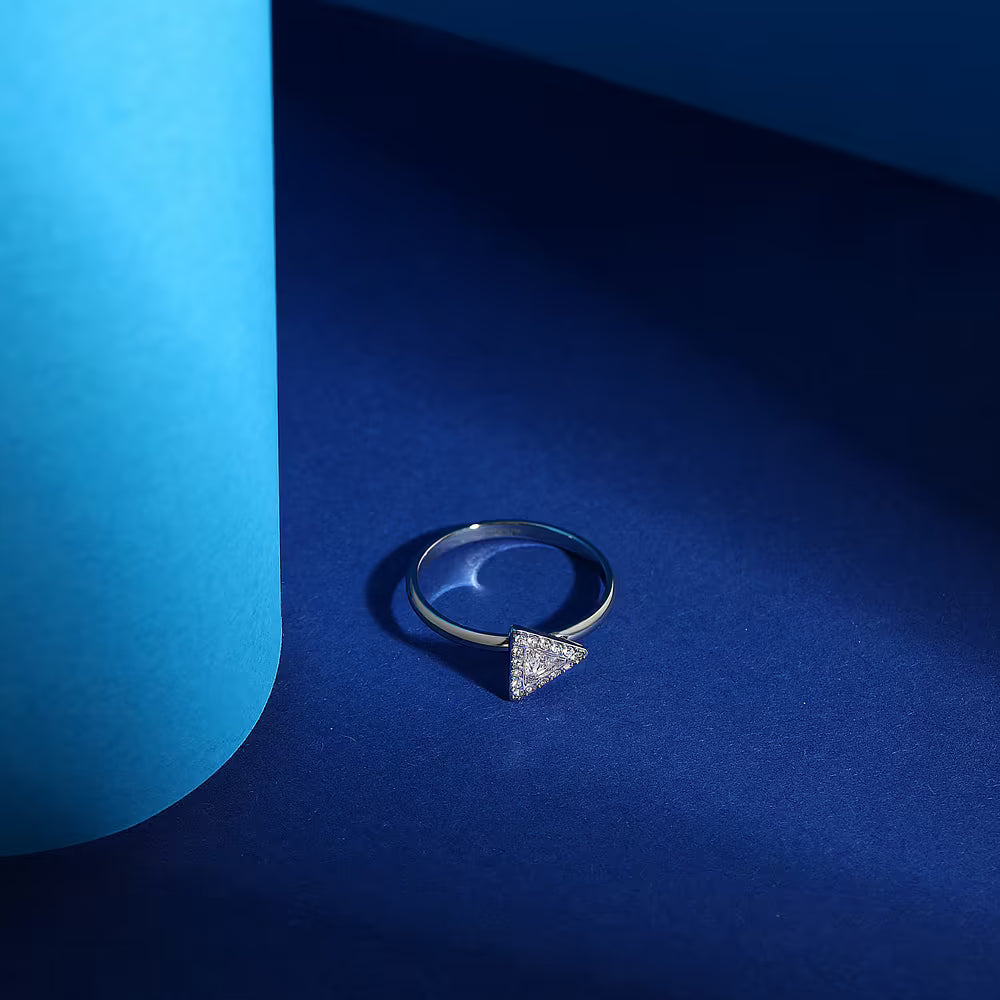 Anello Donna MORELLATO Trilliant in Acciaio