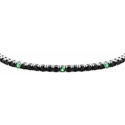 Bracciale Donna MORELLATO in Argento 925 con Zirconi Neri e Verdi