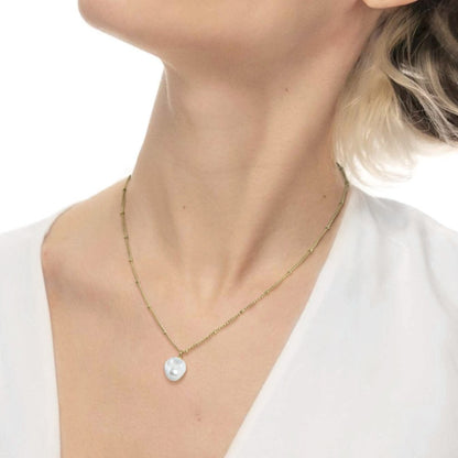Collana Donna Catena Grumetta MARLU' in Acciaio Dorato