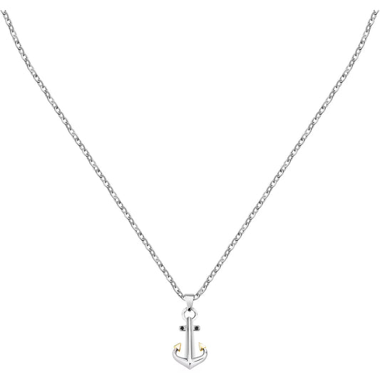 Collana Uomo MORELLATO in Acciaio con Pendente Ancora