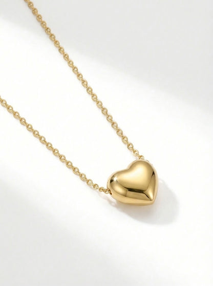 Collana Cuore in Argento 925 Dorato