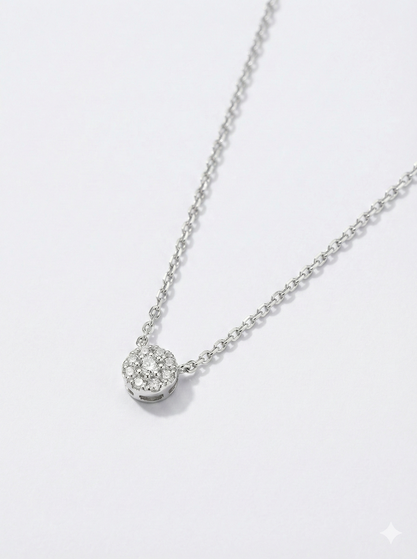 Collana Punto Luce in Oro Bianco 18kt - LUCCIOLE | Gr 0,80