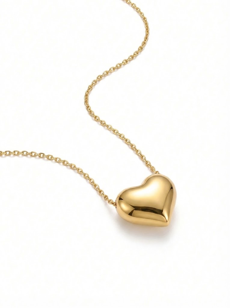 Collana Cuore in Argento 925 Dorato