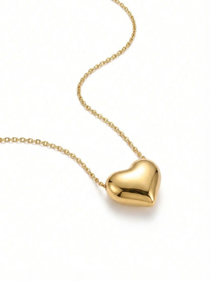 Collana Cuore in Argento 925 Dorato