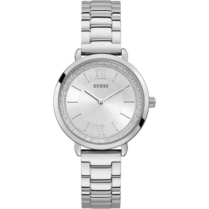 Orologio Uomo GUESS Solo Tempo in Acciaio con Quadrante Argento