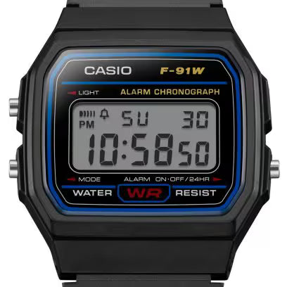 Orologio Unisex CASIO Digitale in Silicone Nero