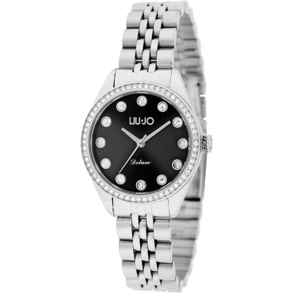 Orologio Donna Solo Tempo in Acciaio con Quadrante Nero - LIU JO