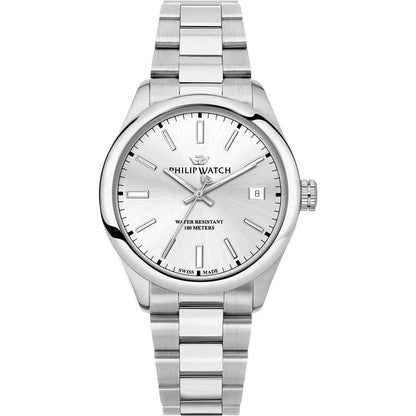 Orologio Uomo PHILIP WATCH Solo Tempo in Acciaio con Quadrante Argento