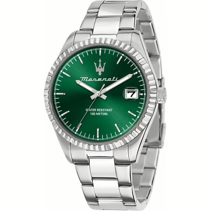 Orologio Uomo MASERATI Solo Tempo in Acciaio con Quadrante verde