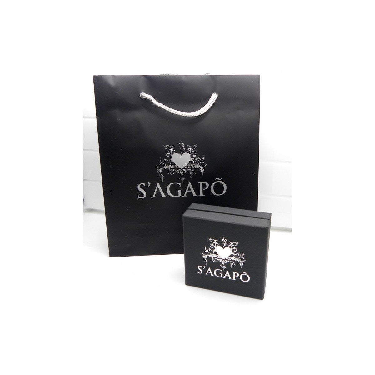 Anello in Acciaio con Cuore Bombato - S'Agapõ