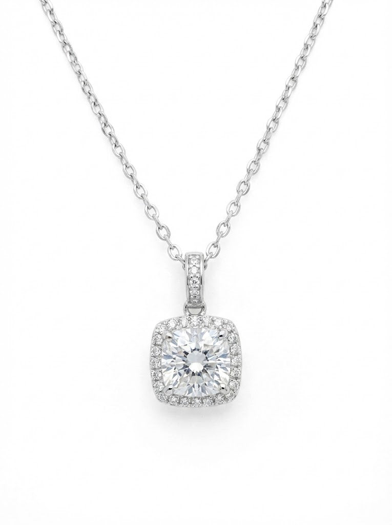 Collana in Argento con Zirconi - AMEN