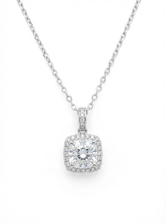 Collana in Argento con Zirconi - AMEN