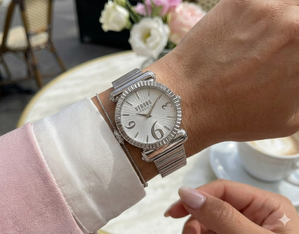 Orologio Donna VERSUS Solo Tempo in Acciaio con Quadrante Bianco