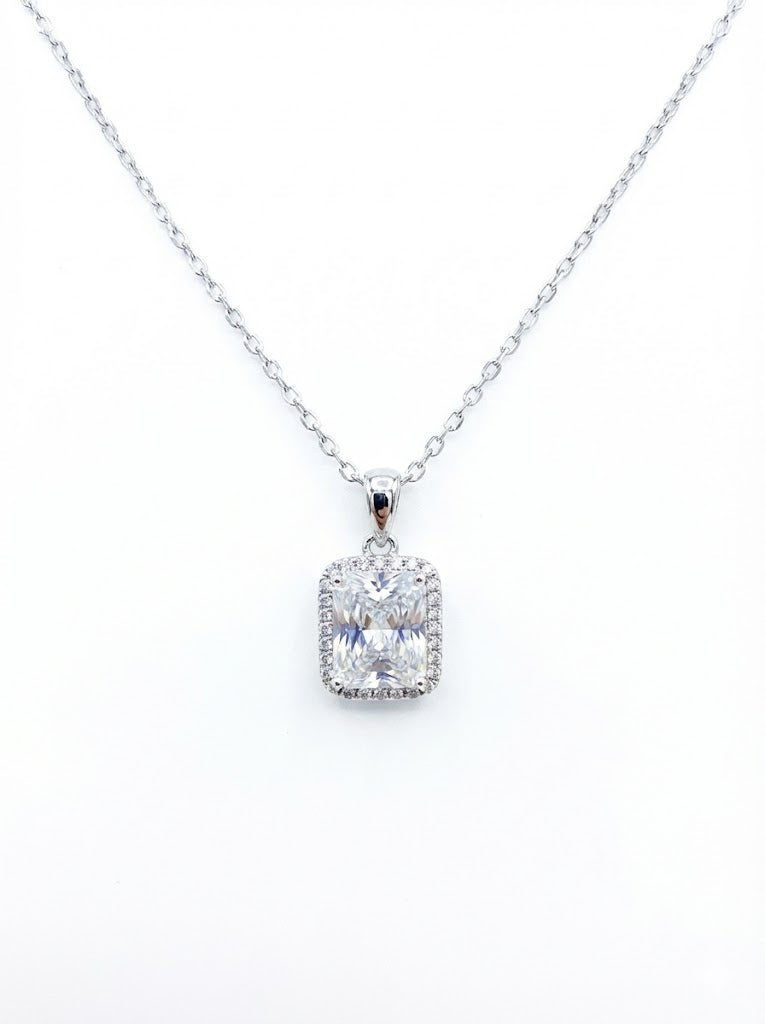 Collana in Argento con Zirconi - AMEN