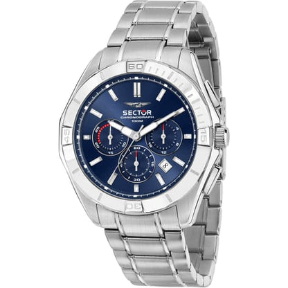 Orologio Uomo SECTOR 790 Solo Tempo in Acciaio con Quadrante Blu